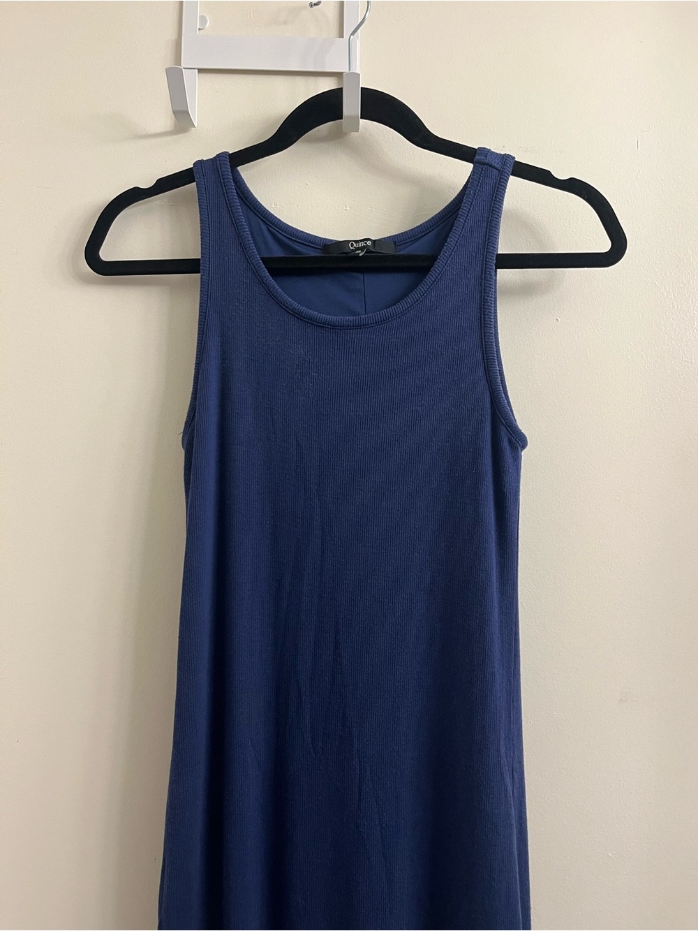 Quince Tencel Ribbed Midi Dress Size Small - Picture 4 of 10